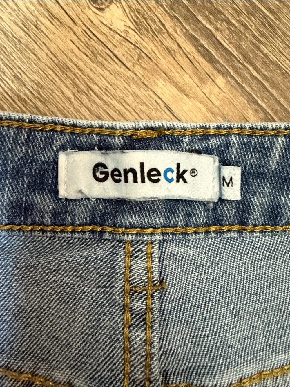 Denim Cutoff Shorts in Blue